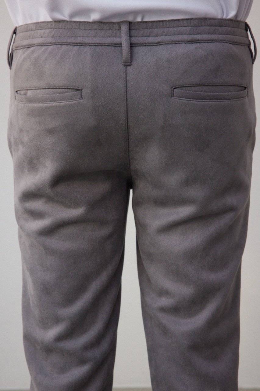 プリマベーラフェイクスウェードパンツ GRY M