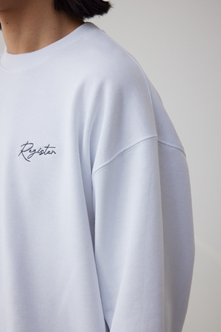 3D刺繍バックグラフィックスウェット WHT FREE