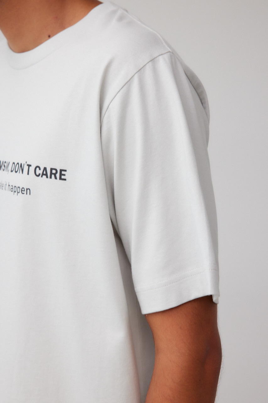 フロントロゴベーシックプリントTEE GRY M