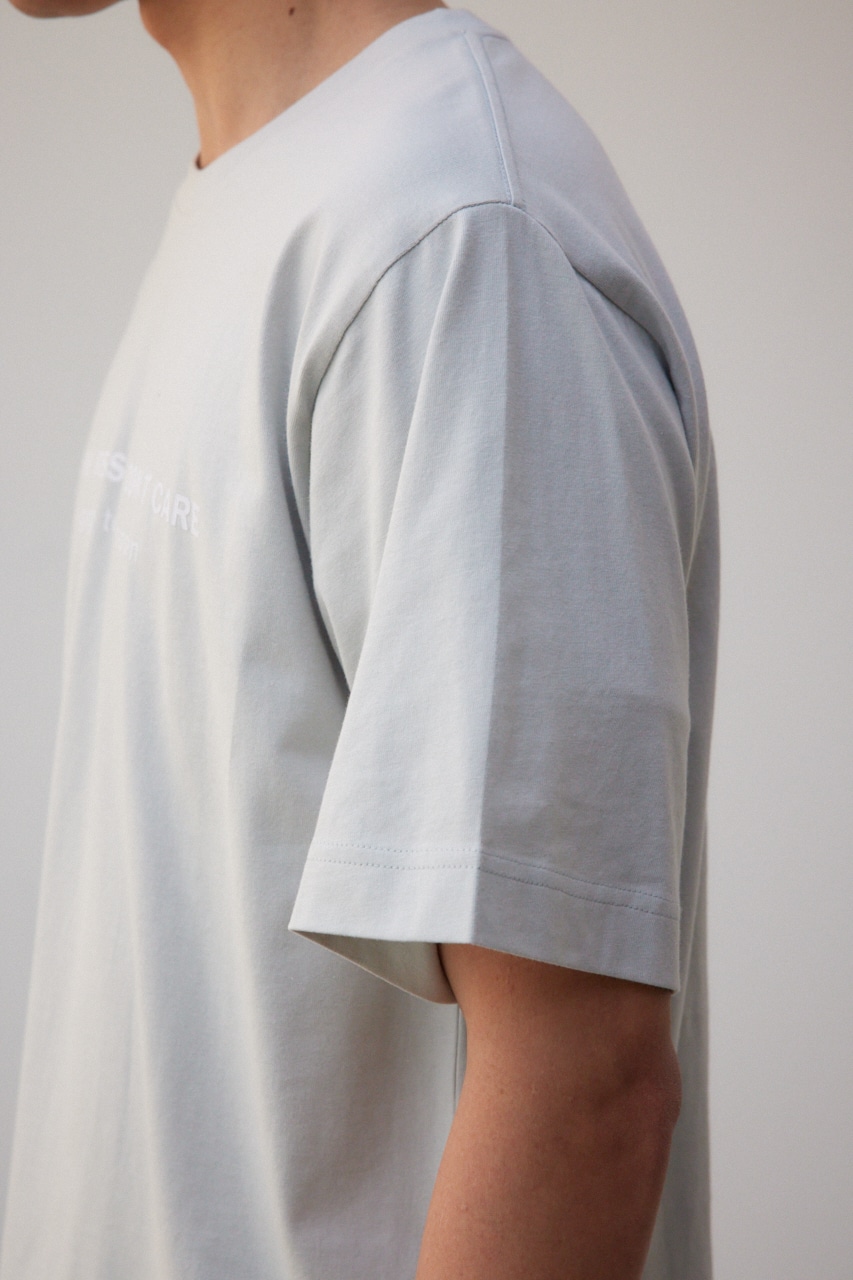 フロントロゴベーシックプリントTEE L/GRY M