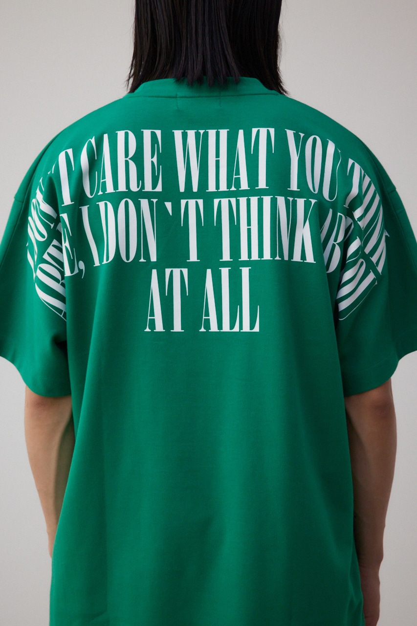 BITE MEバックグラフィックTシャツ GRN FREE