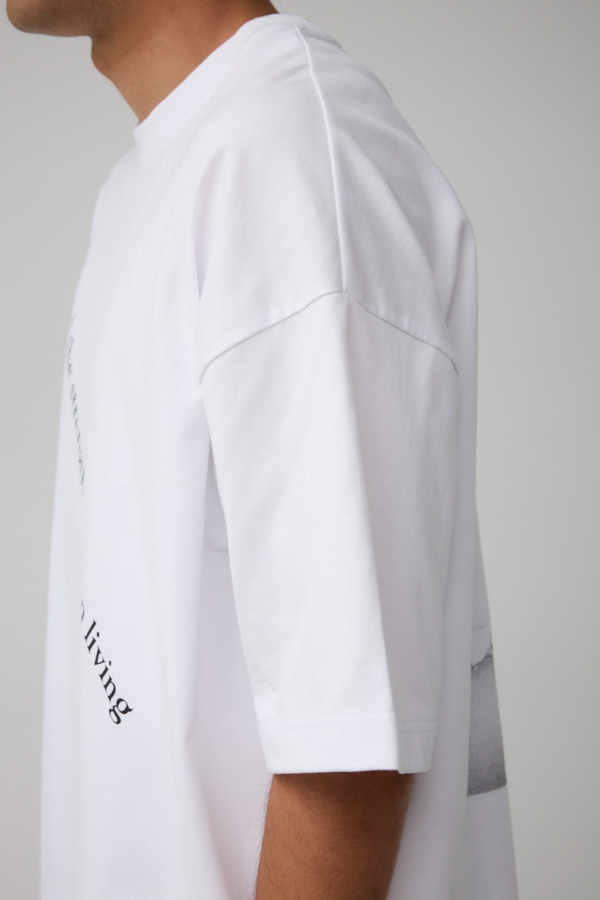 ツーフィンガーフォトTEE WHT FREE