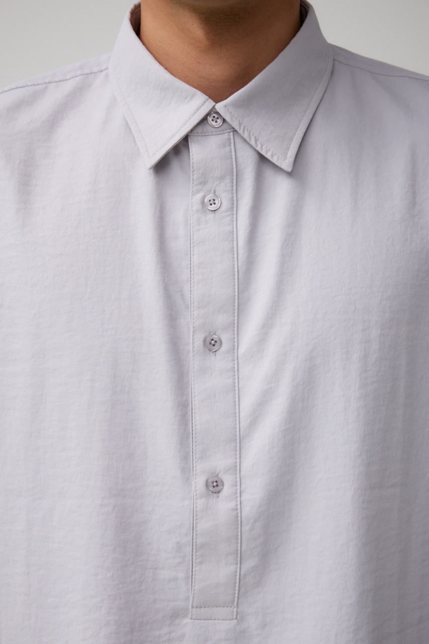 スキッパープルオーバーシャツ L/GRY FREE