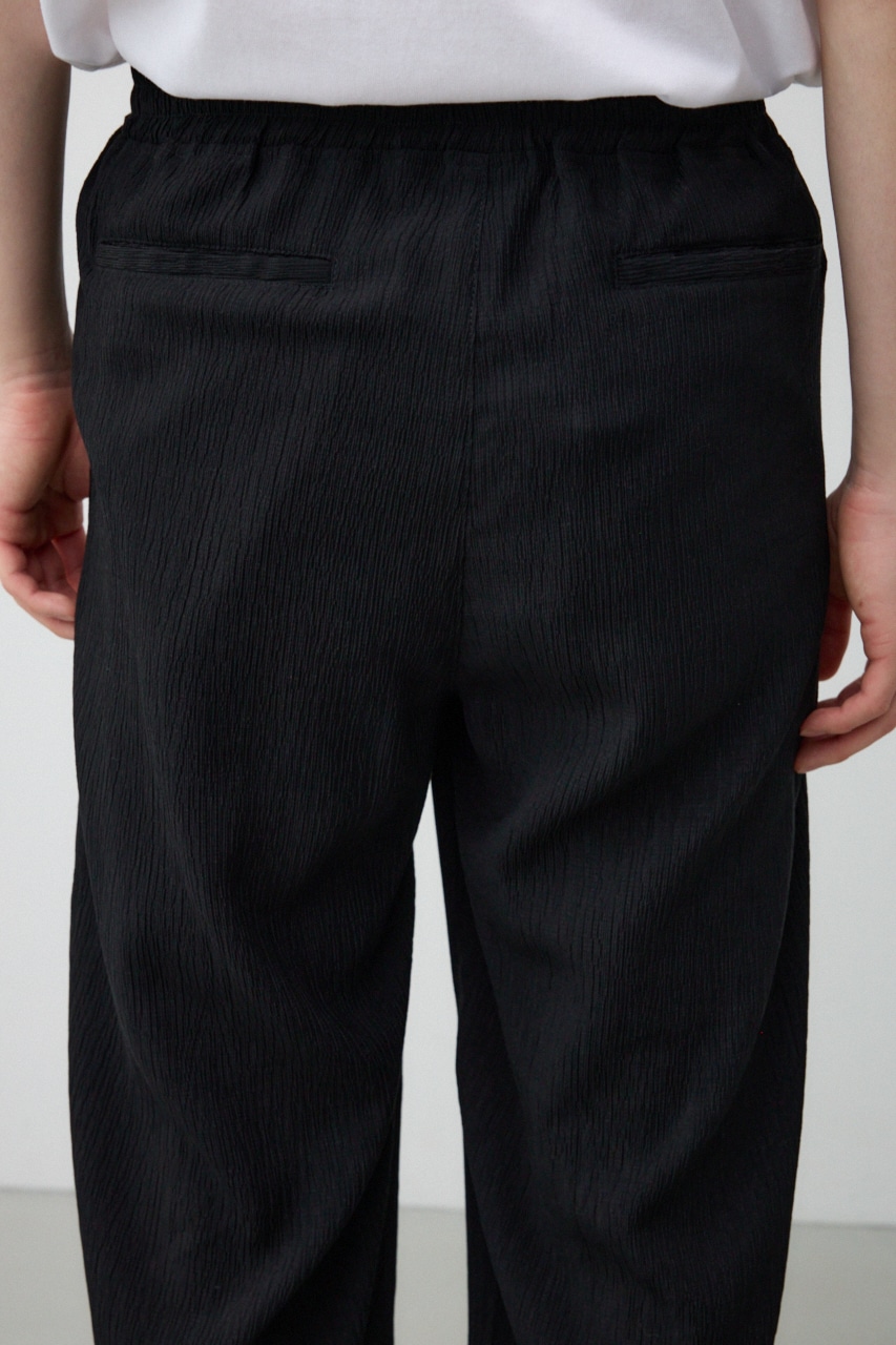 楊柳2タックスラックスパンツ BLK FREE