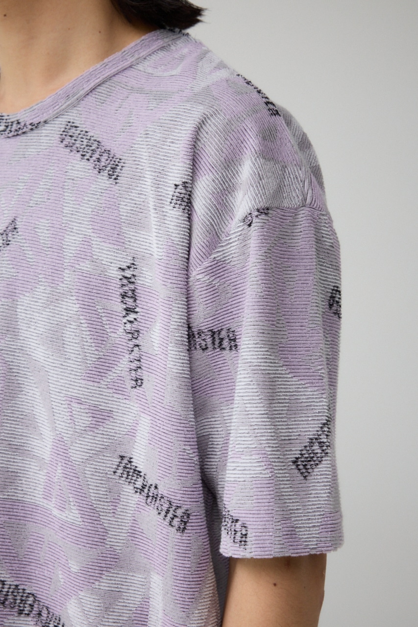 総柄パイルビッグTシャツ 柄PUR FREE