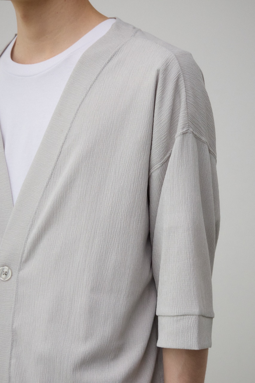 楊柳1ボタンカーディガン L/GRY M