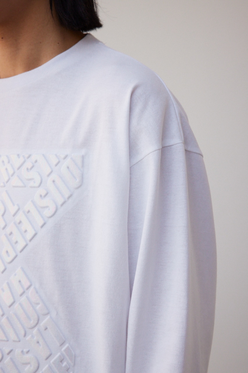 シルバーエンボスロンT WHT FREE