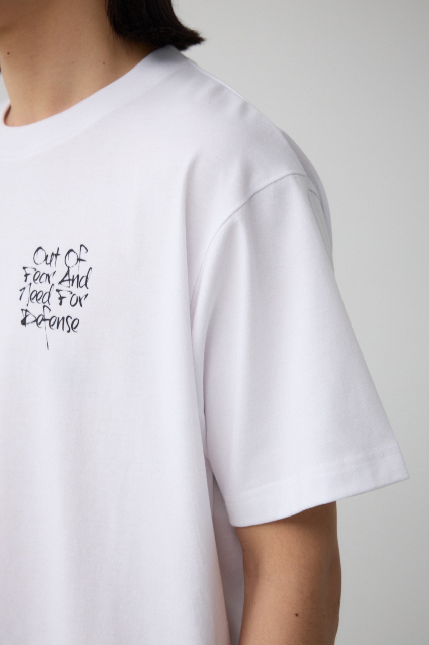 スリーフォトバックTEE WHT S