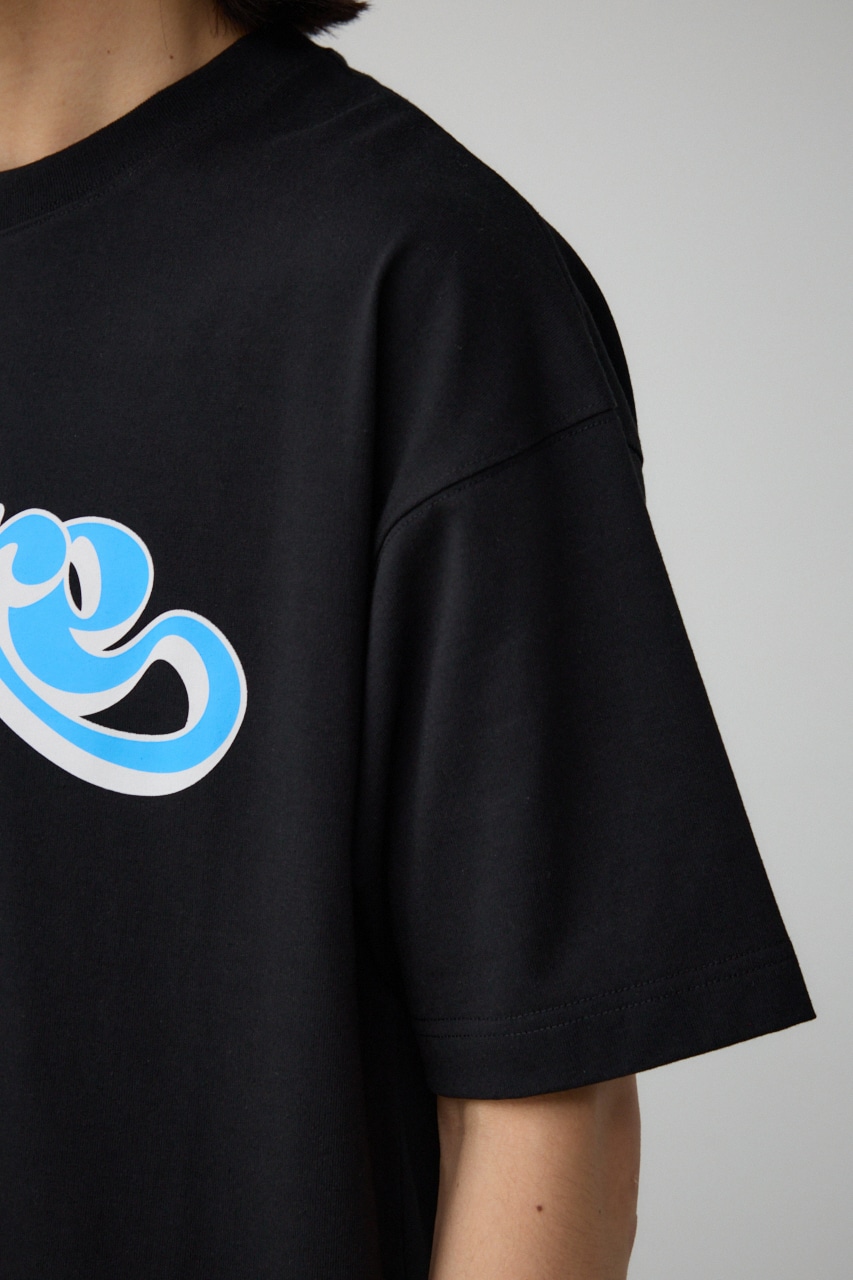 SatireグラフィックTEE BLK FREE