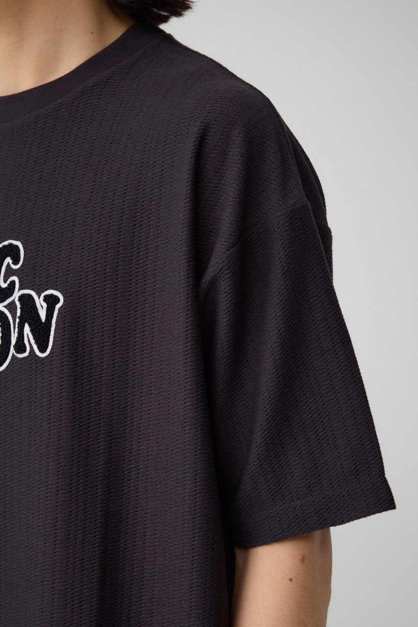 DISC RETION 相良刺繍TEE L/BLK FREE