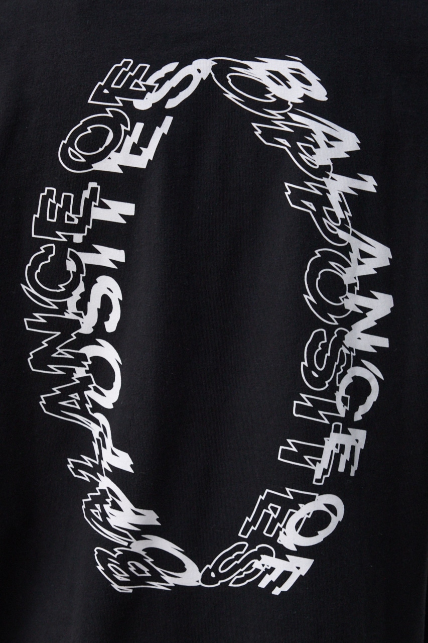 RVCA×AZUL サークルロゴTシャツ BLK FREE