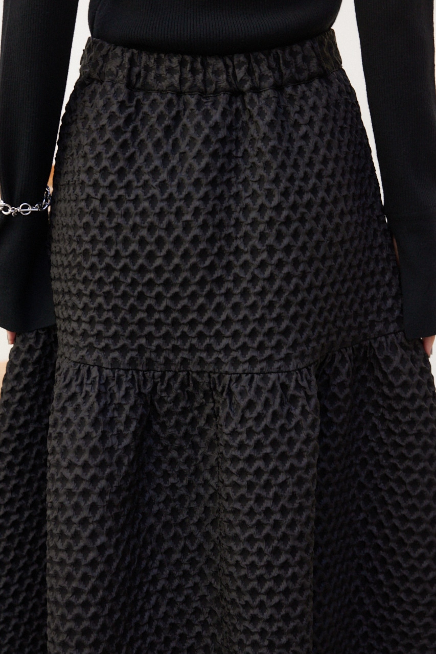 crie conforto | ふくれジャカードギャザースカート (スカート