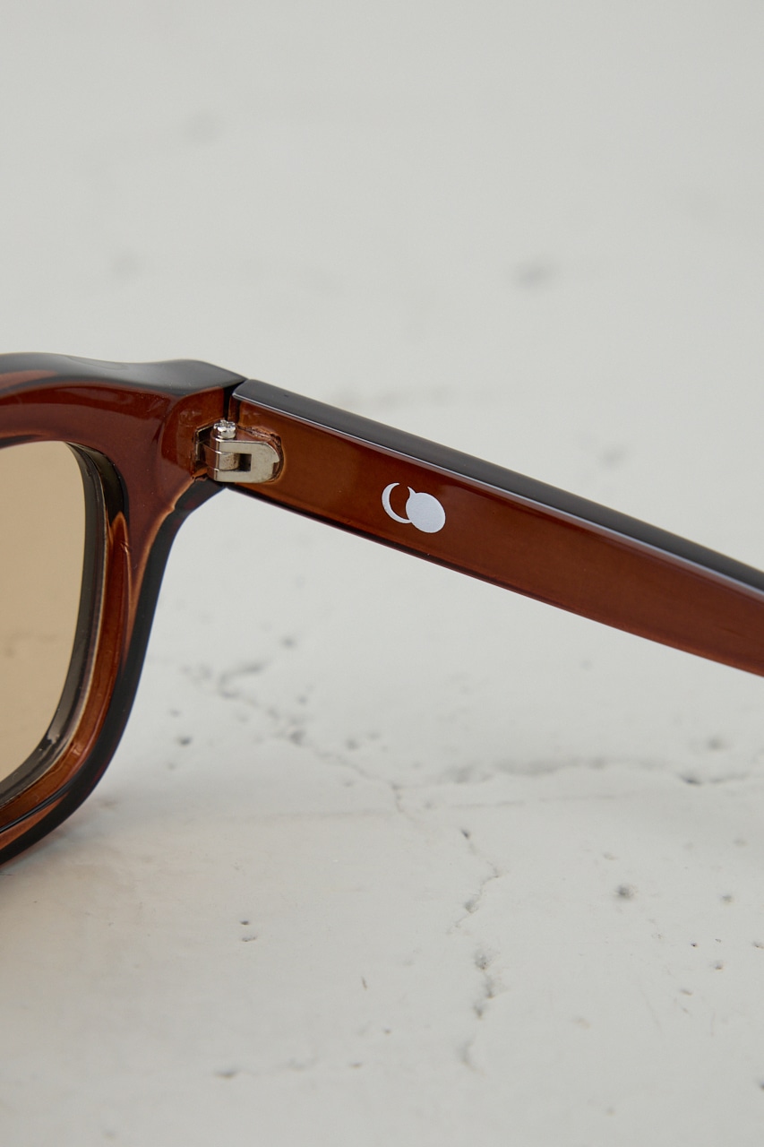 ラウンドサングラス BRN FREE