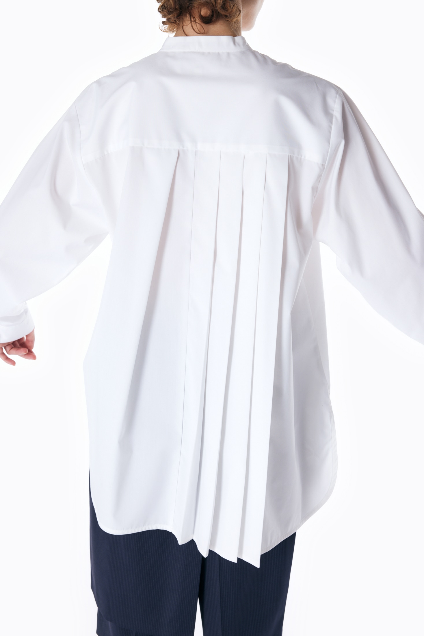 ASYMMETRY-BLOUSE｜38｜WHT｜SHIRTS AND BLOUSES｜|ENFÖLD OFFICIAL 