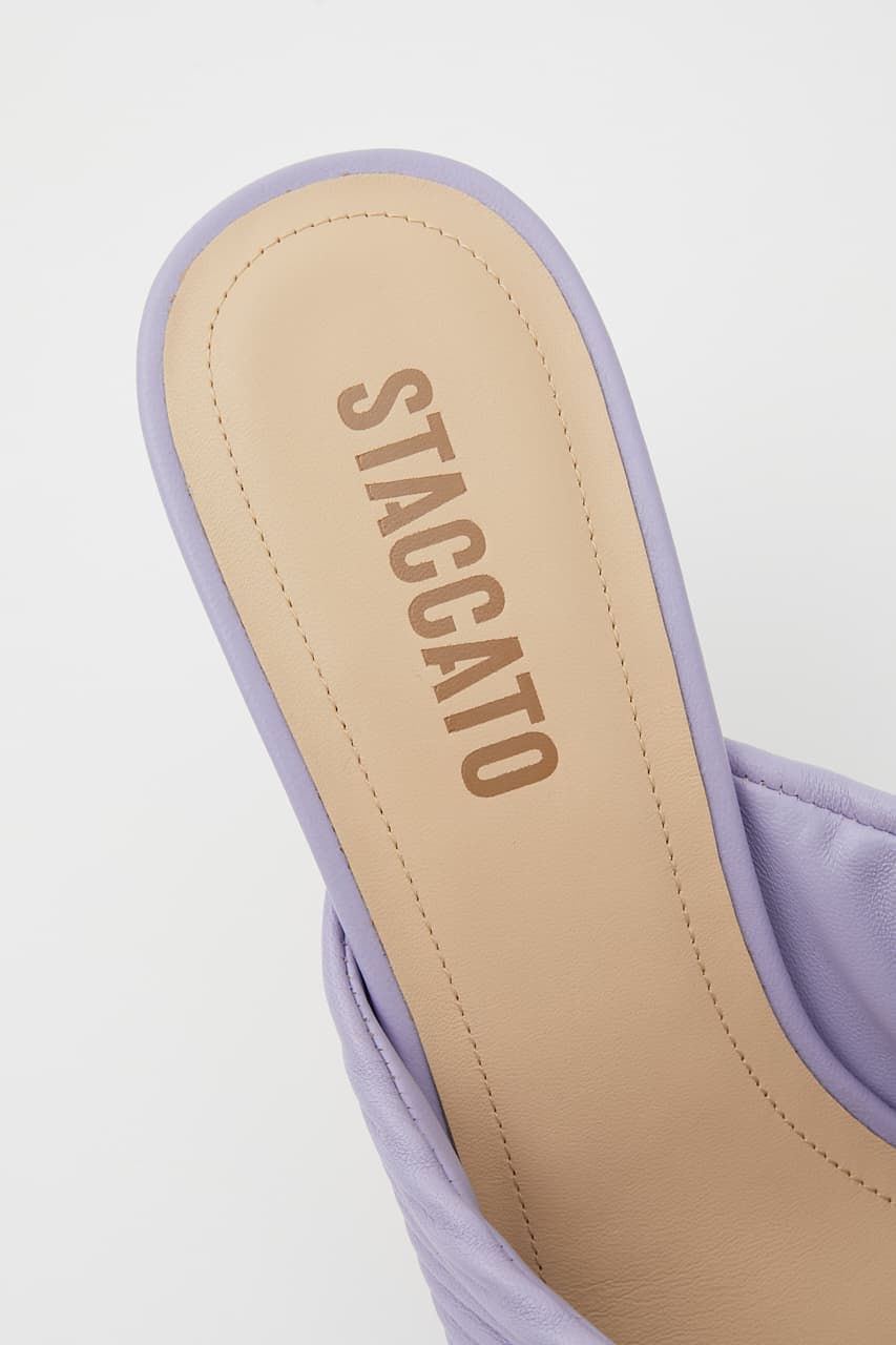 プリーツイストミュール PUR 24.5cm