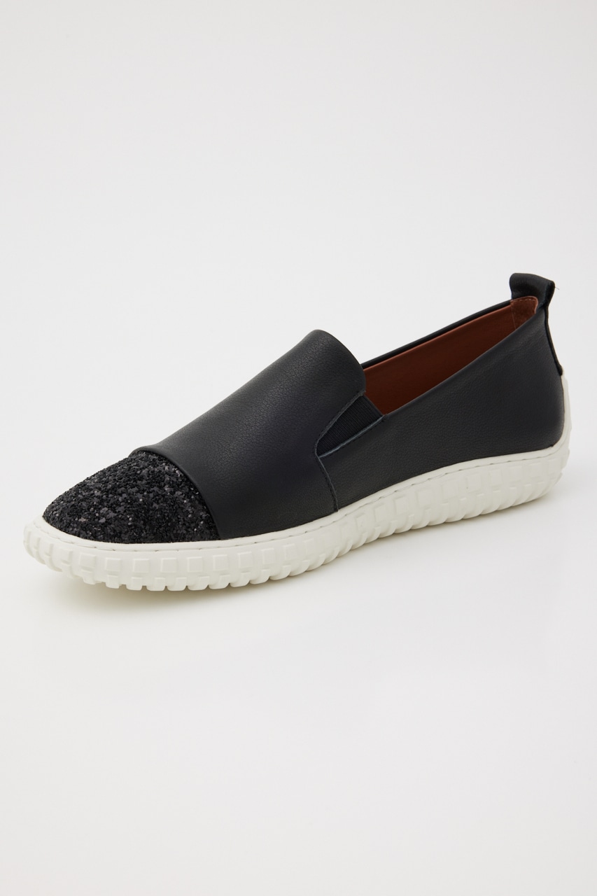 イージーフィットツースリッポン BLK 22.0cm