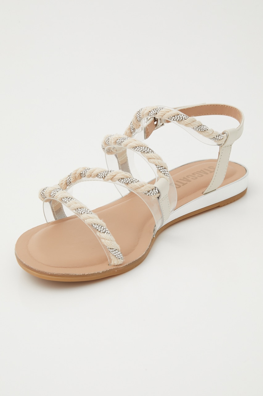 ツイストMIXロープフラット SLV 23.0cm