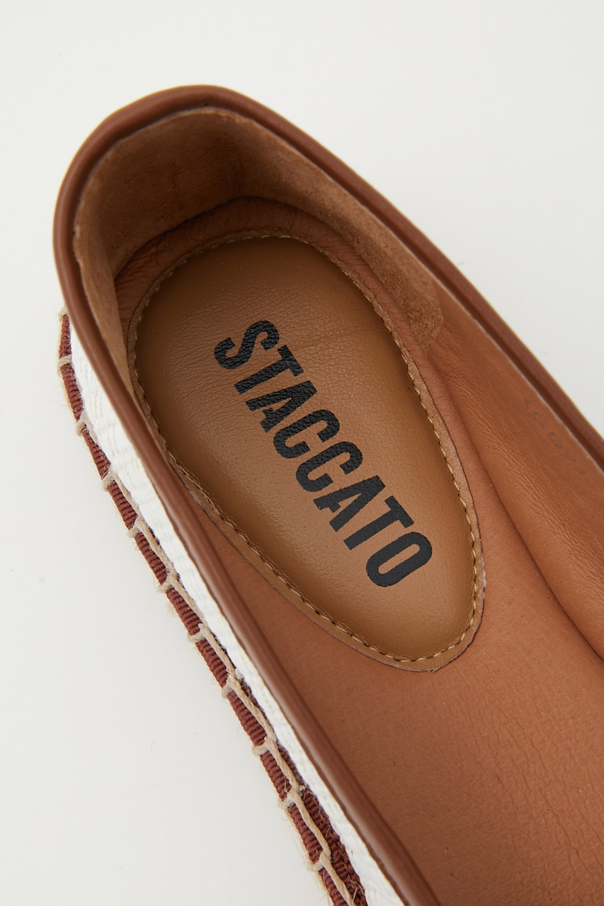 ハシバミビットエスパドリーユ 柄ECRU 22.5cm