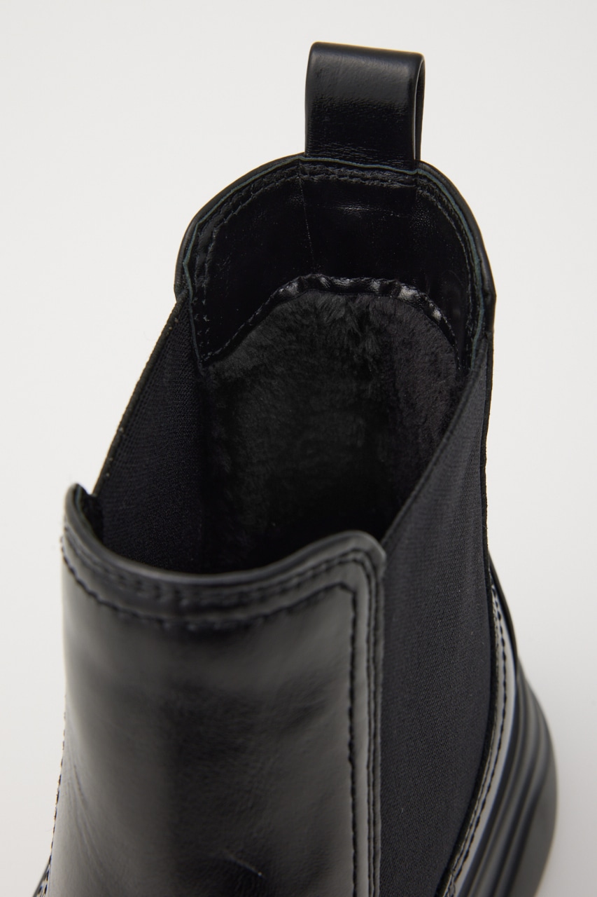 ググーサイドゴアインボアブーツ BLK 23.0cm