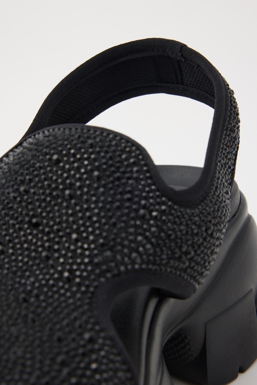 コメットラギッドソールサンダル BLK 23.0cm