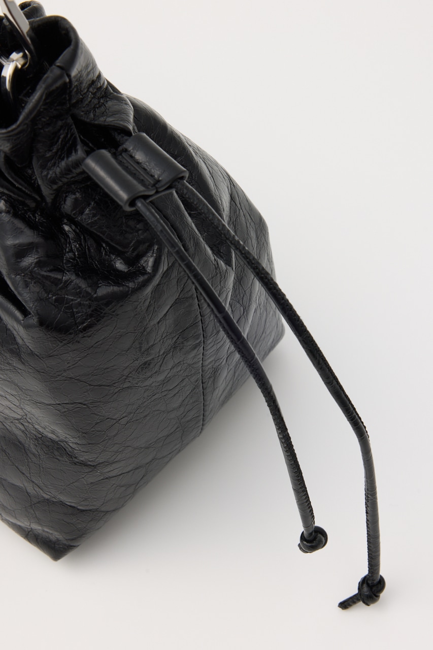 ミニマルバケットバッグ BLK FREE