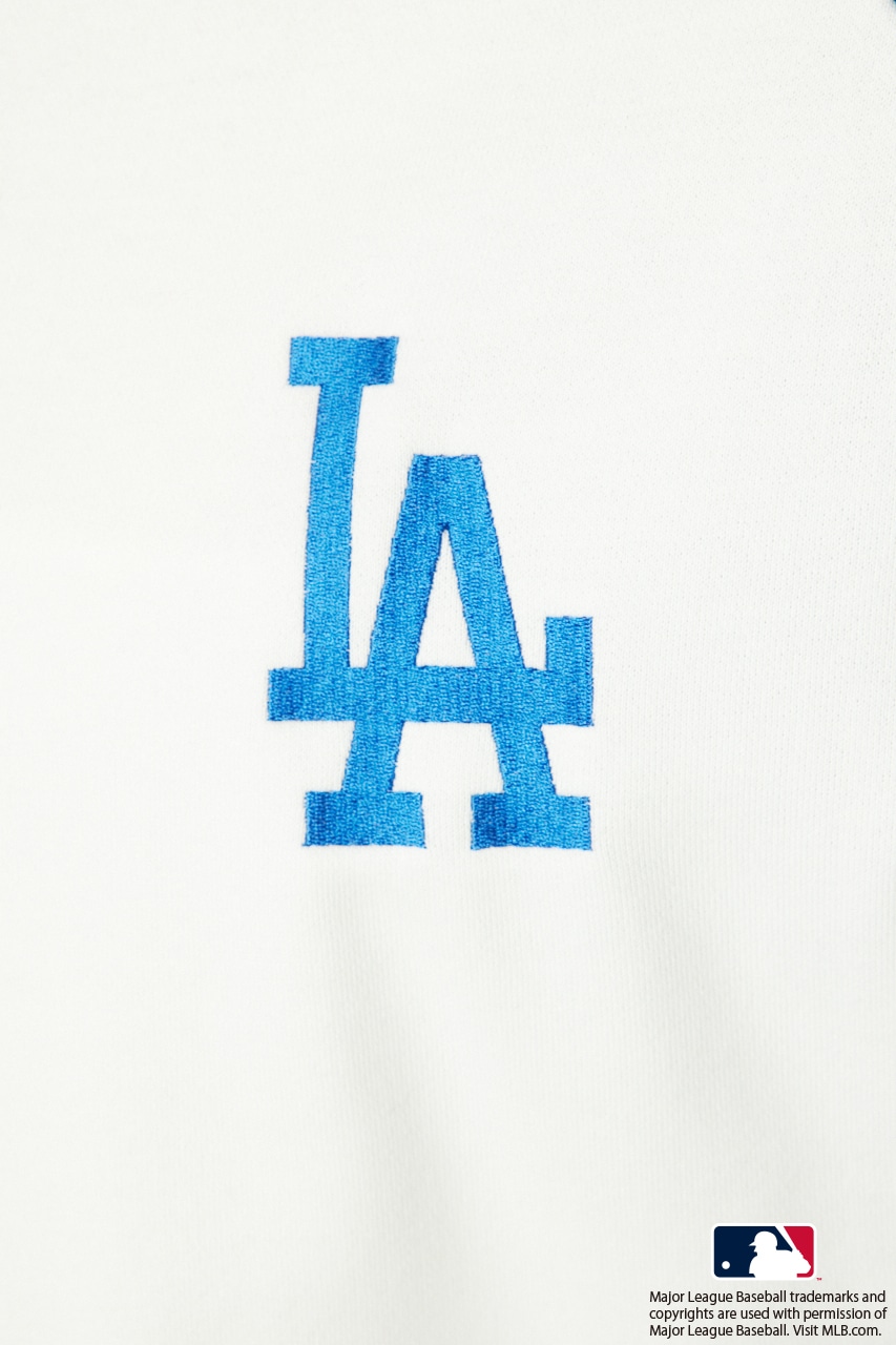 MLBラグランスウェットワンピース O/WHT FREE