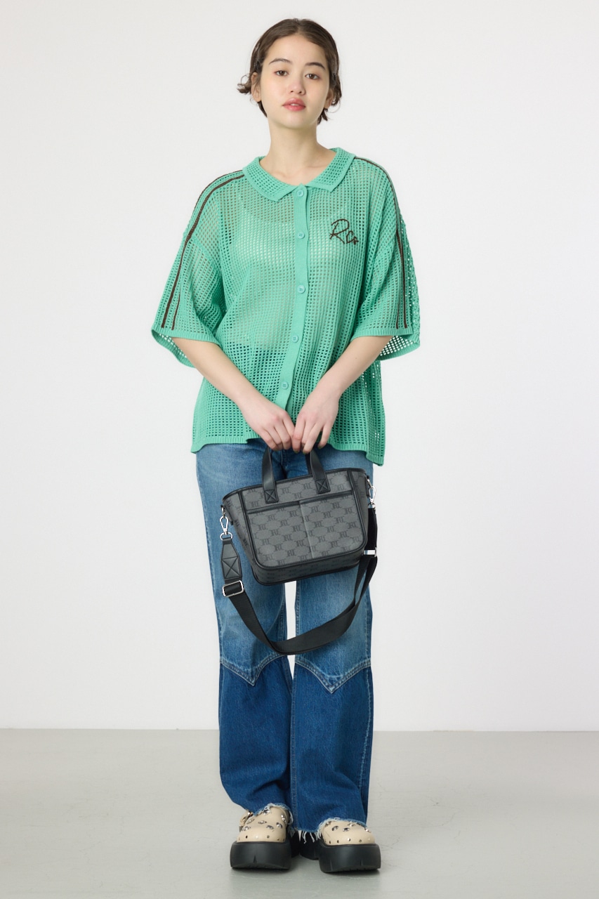 クラシック2WAYトート 柄BLK FREE