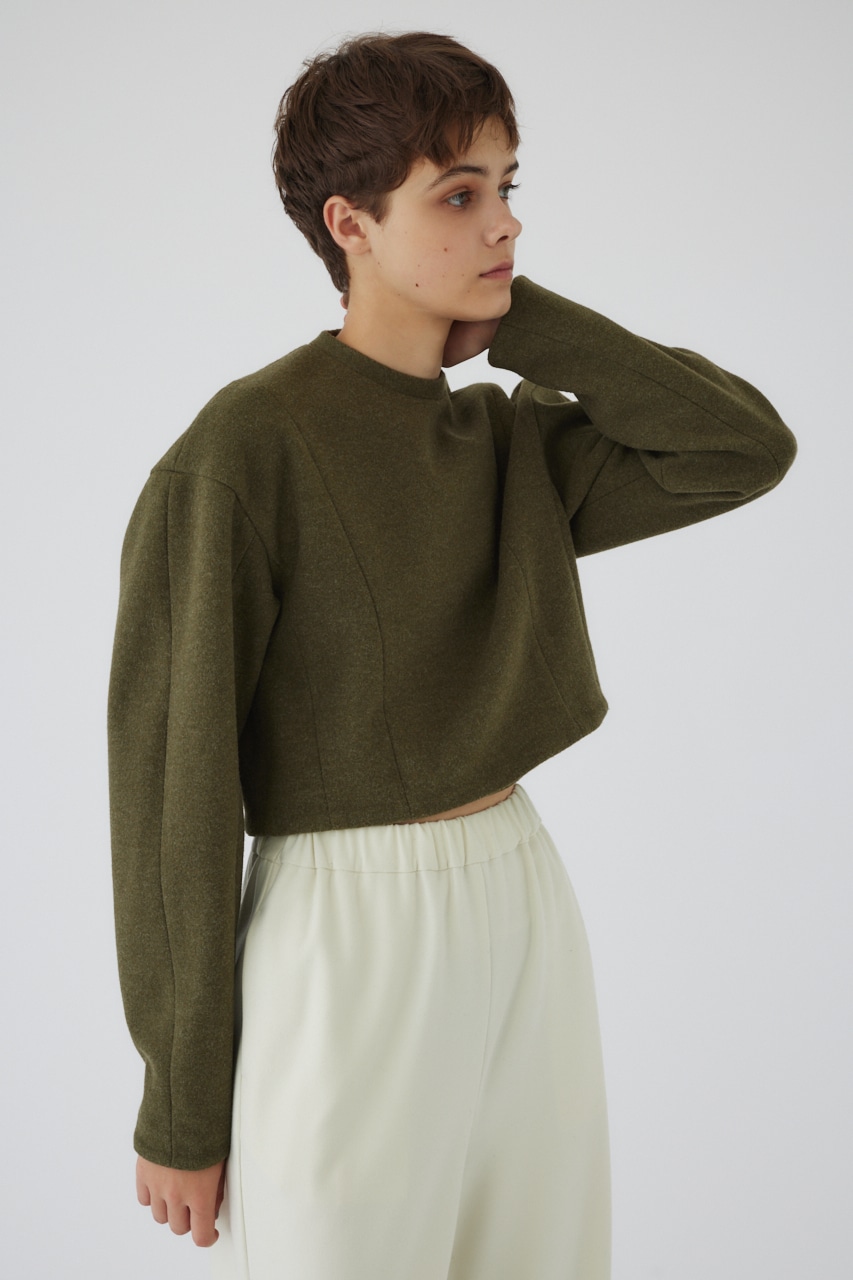 【LIMITED SALE】Warming jersey cropped PO KHA FREE