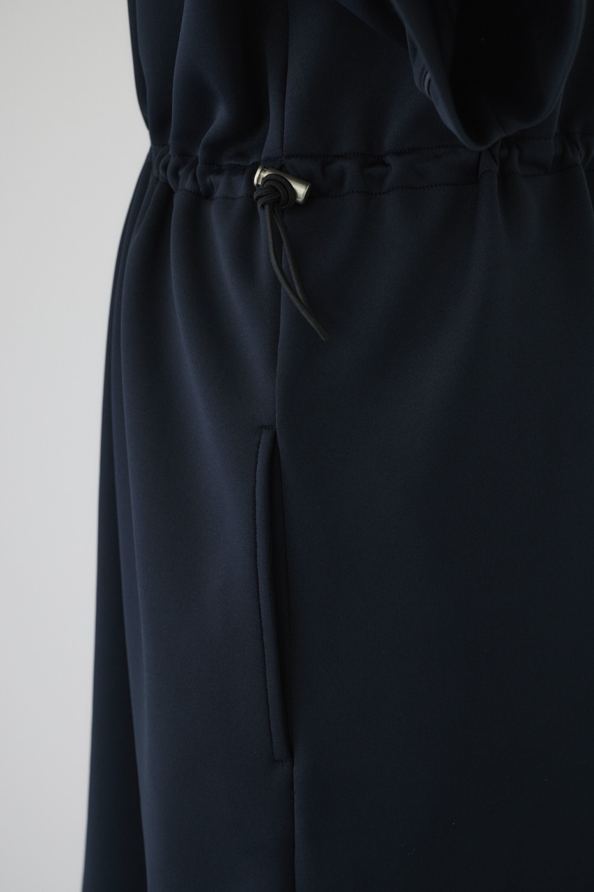 RIM.ARK | Drawstring square cut dress (LONG DRESS ) |RIM.ARK