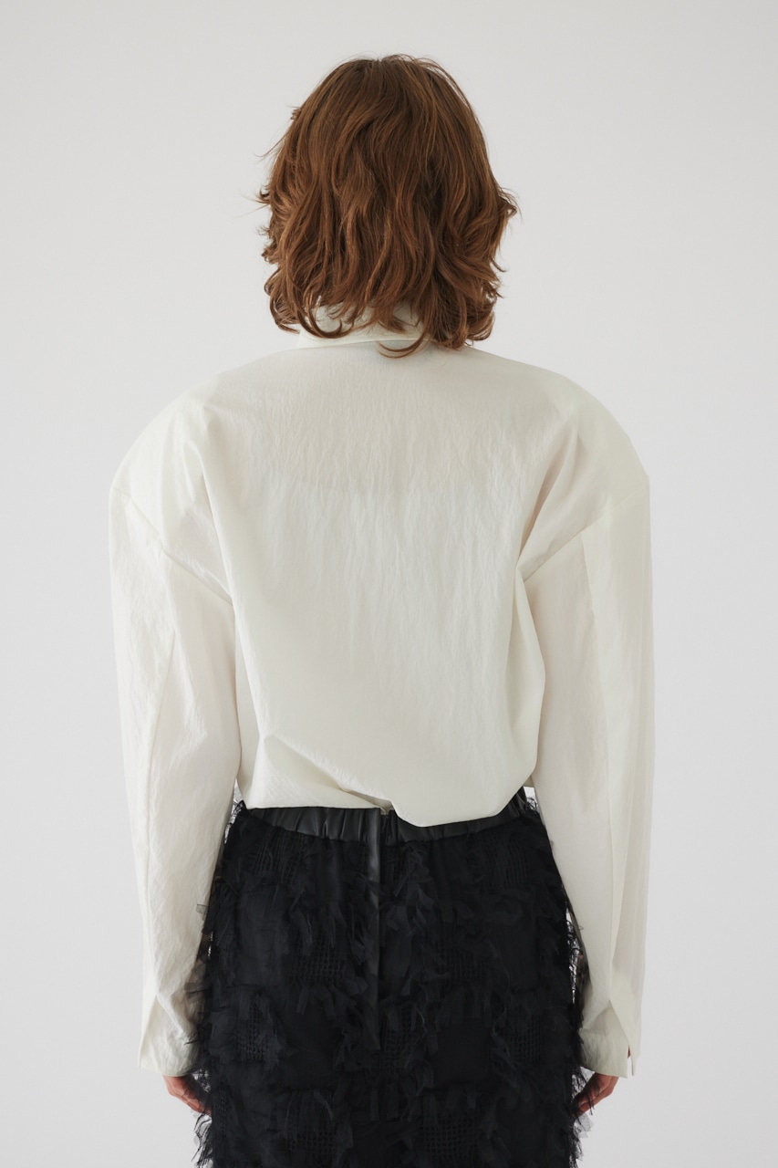 【LIMITED SALE】Power shoulder SH WHT FREE