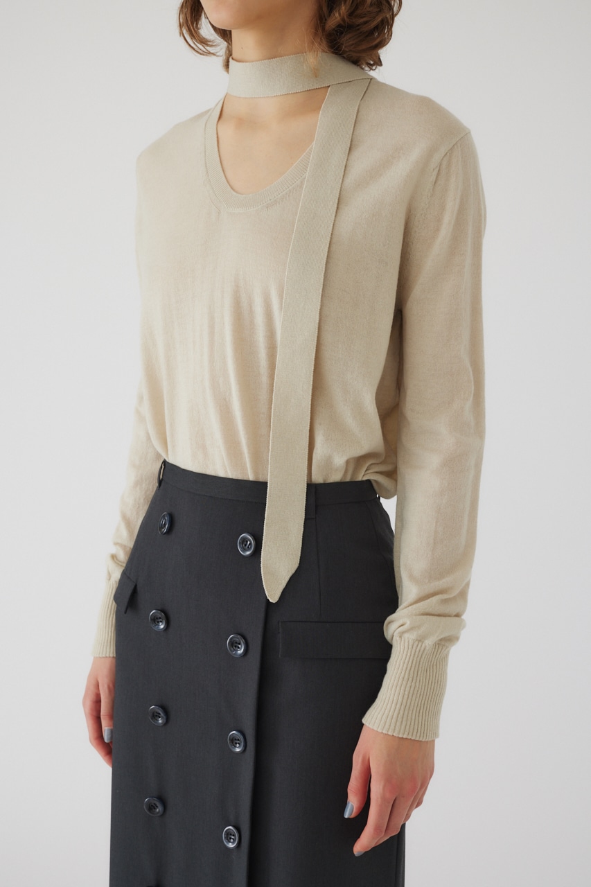 【LIMITED SALE】Classic tie knit L/BEG FREE