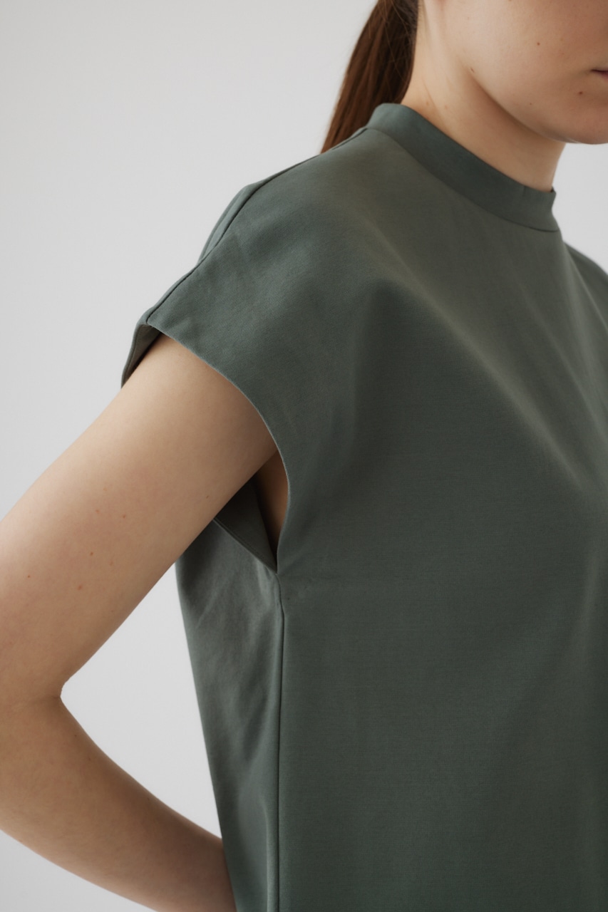 Mannish nosleeve cut tops L/KHA FREE