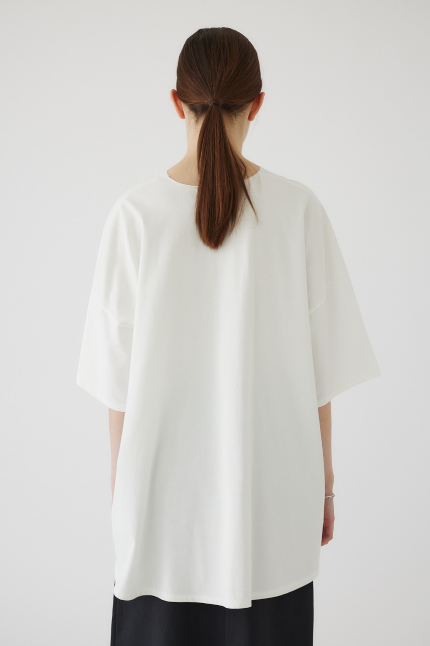 Oversized round T/SH WHT FREE
