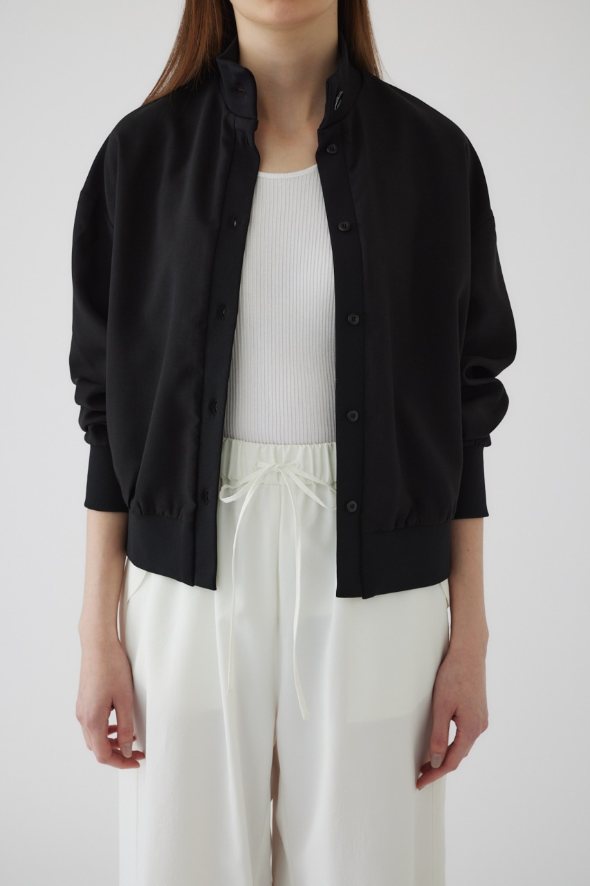 Similar color light blouson BLK FREE