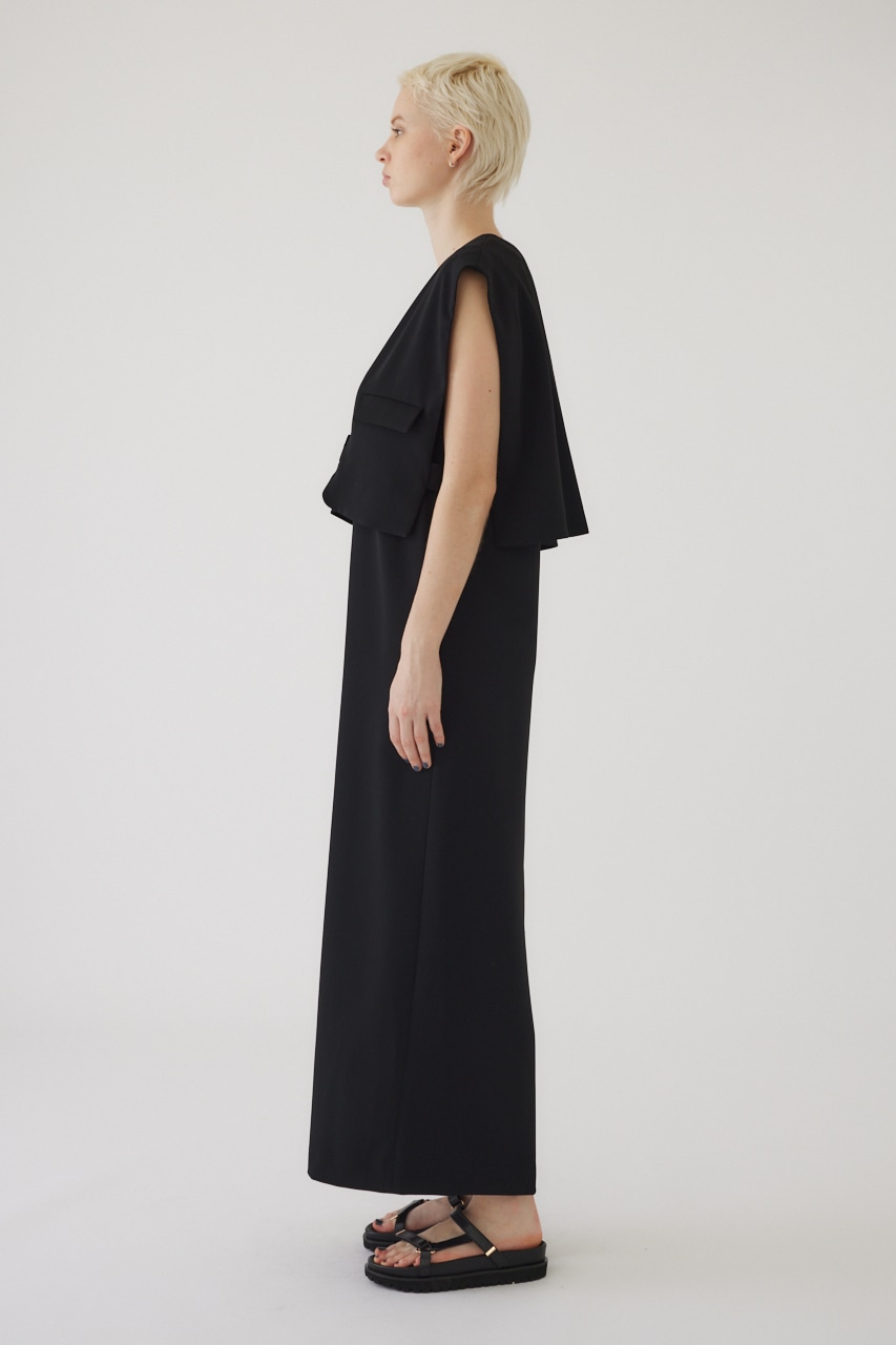Vest set manish dress BLK 36