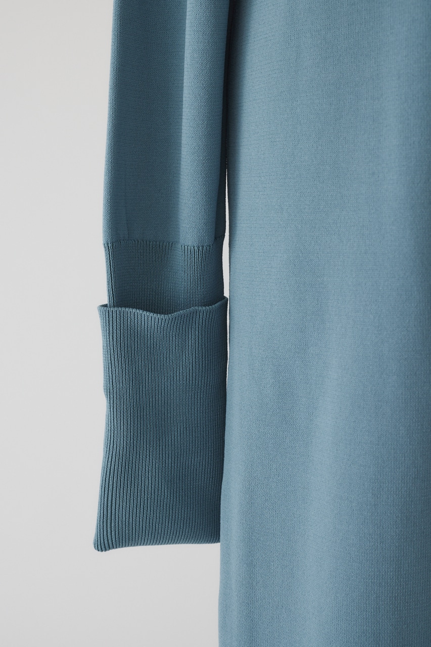 【LIMITED SALE】Fringe flare dress BLU 38