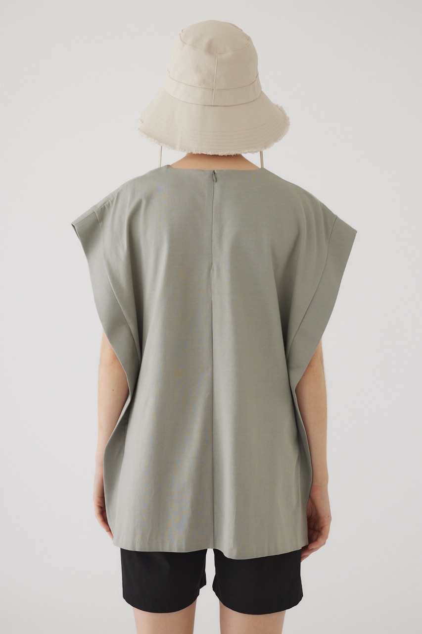 2way style big cut tops L/GRY FREE