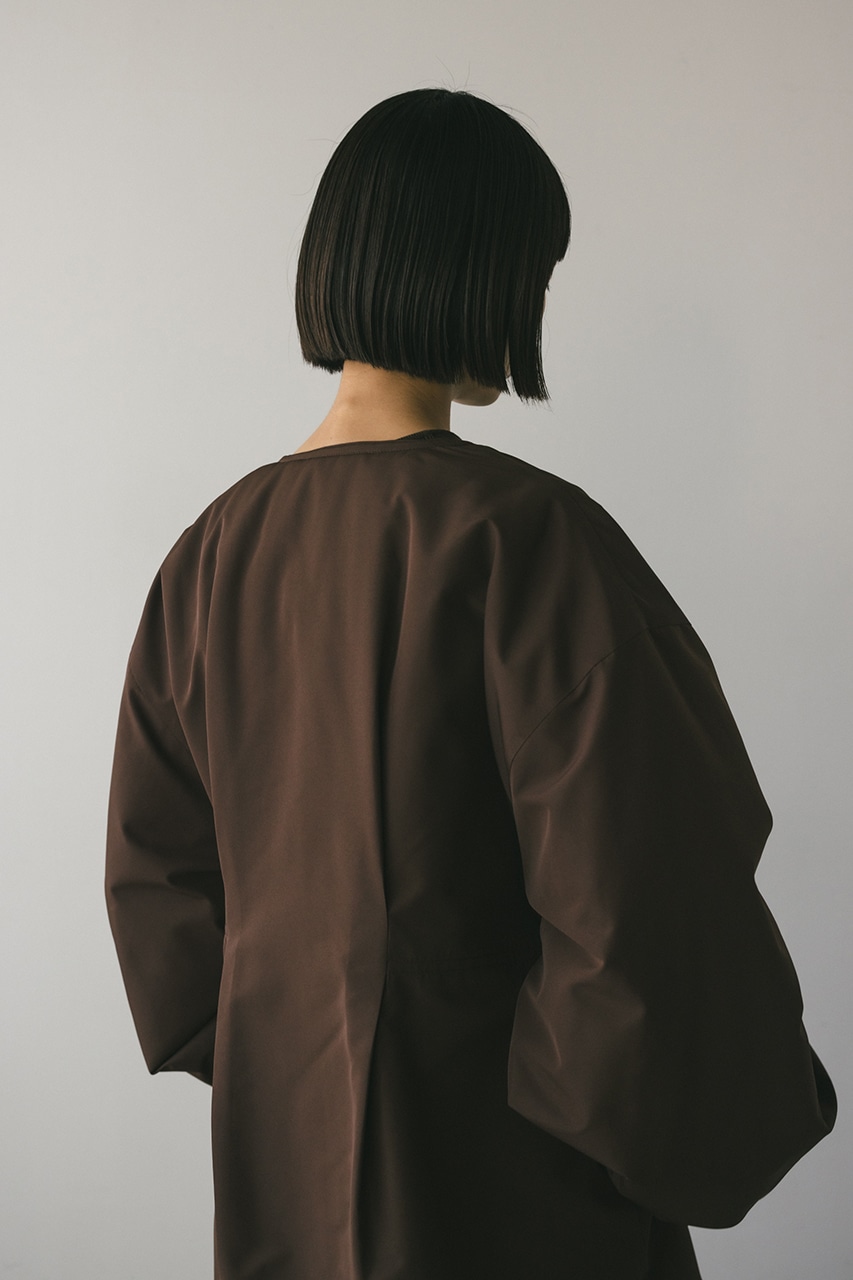 パッファーフレアジャケット BRN S