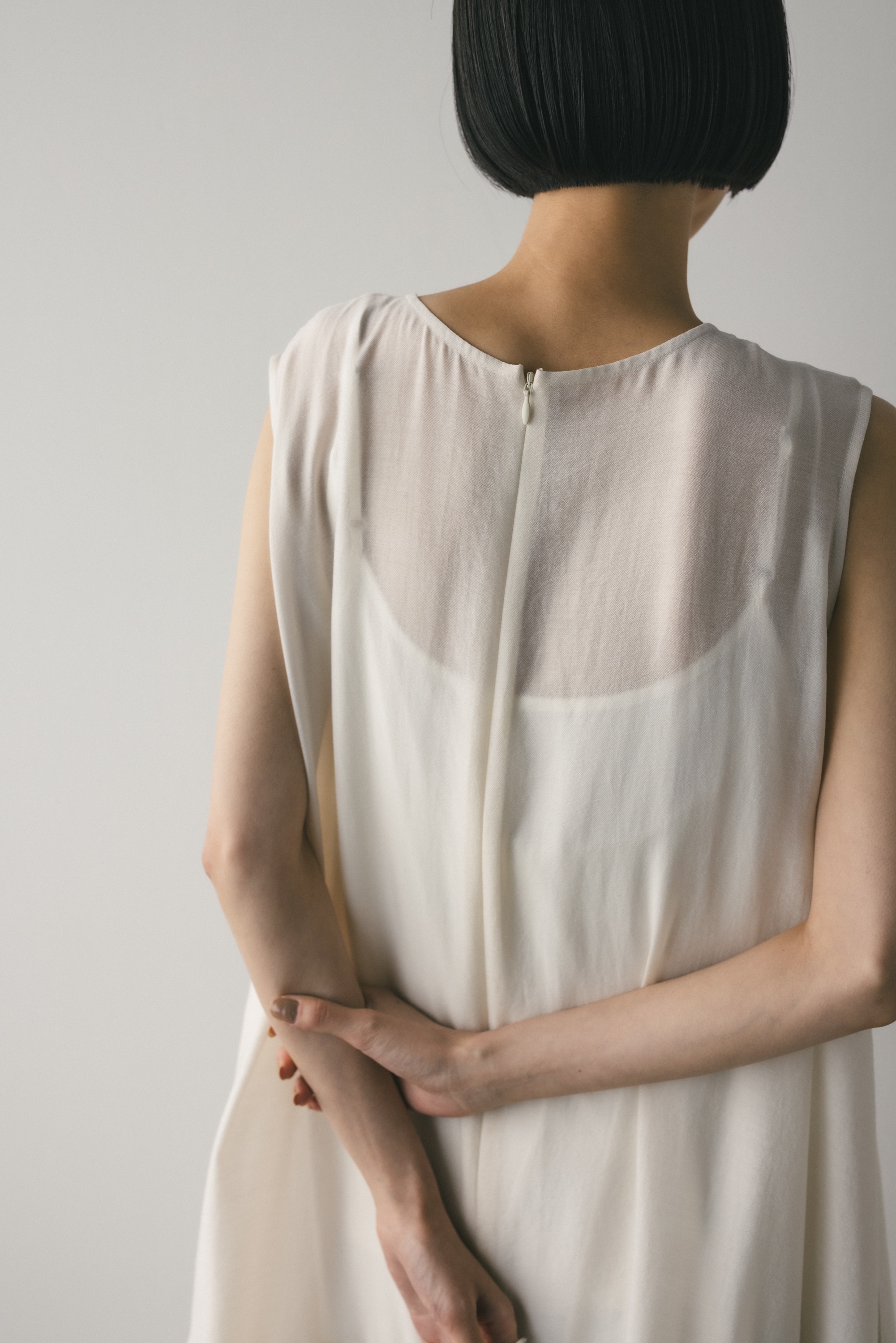 ティアードフレアワンピース IVOY M