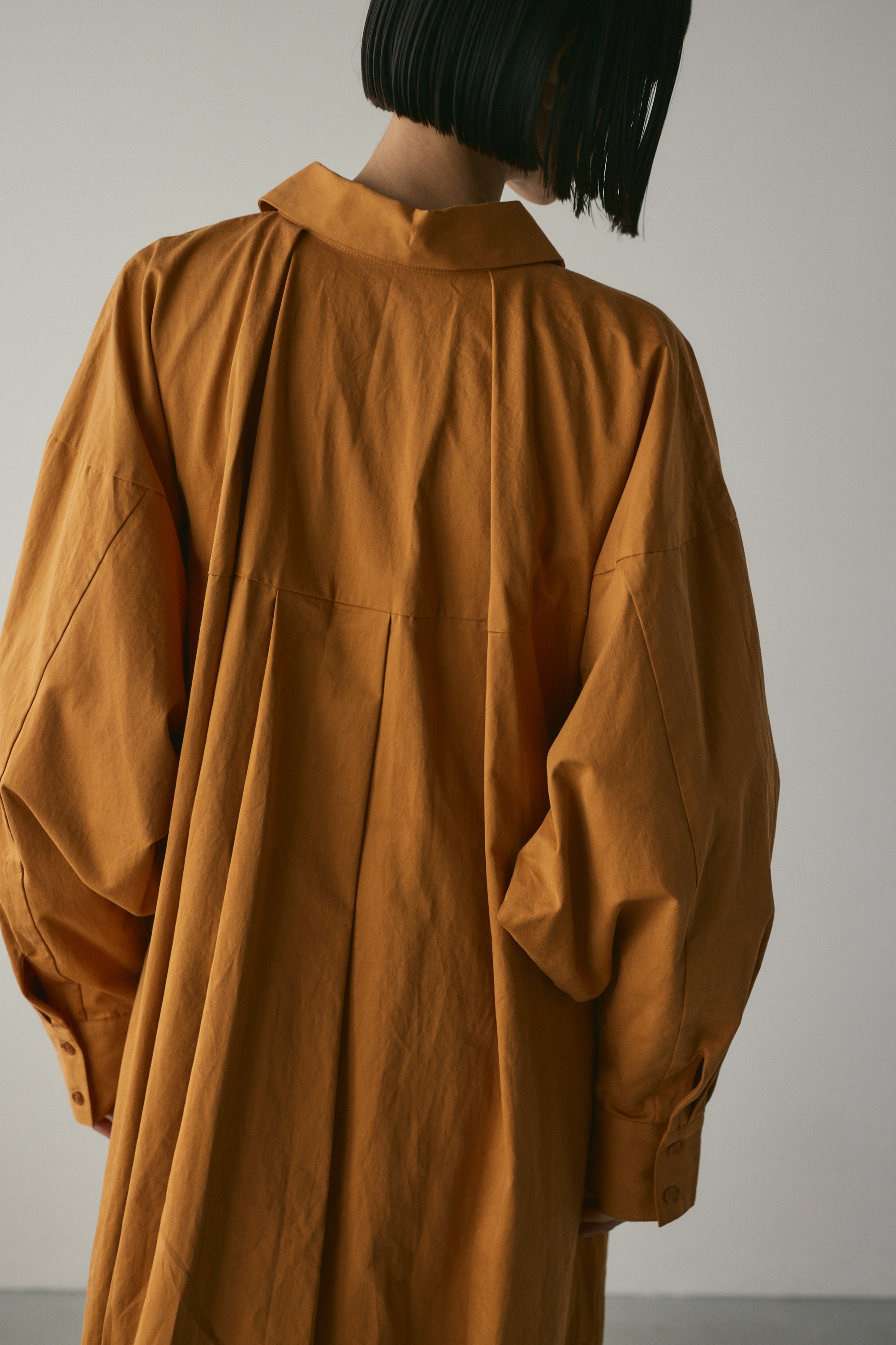 スイッチングシャツワンピース ORG M