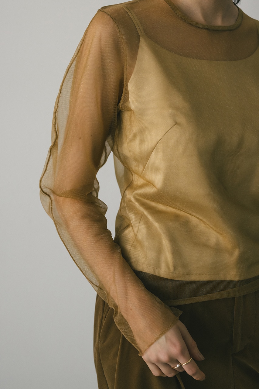 キャミレイヤードグロストップ GLD FREE