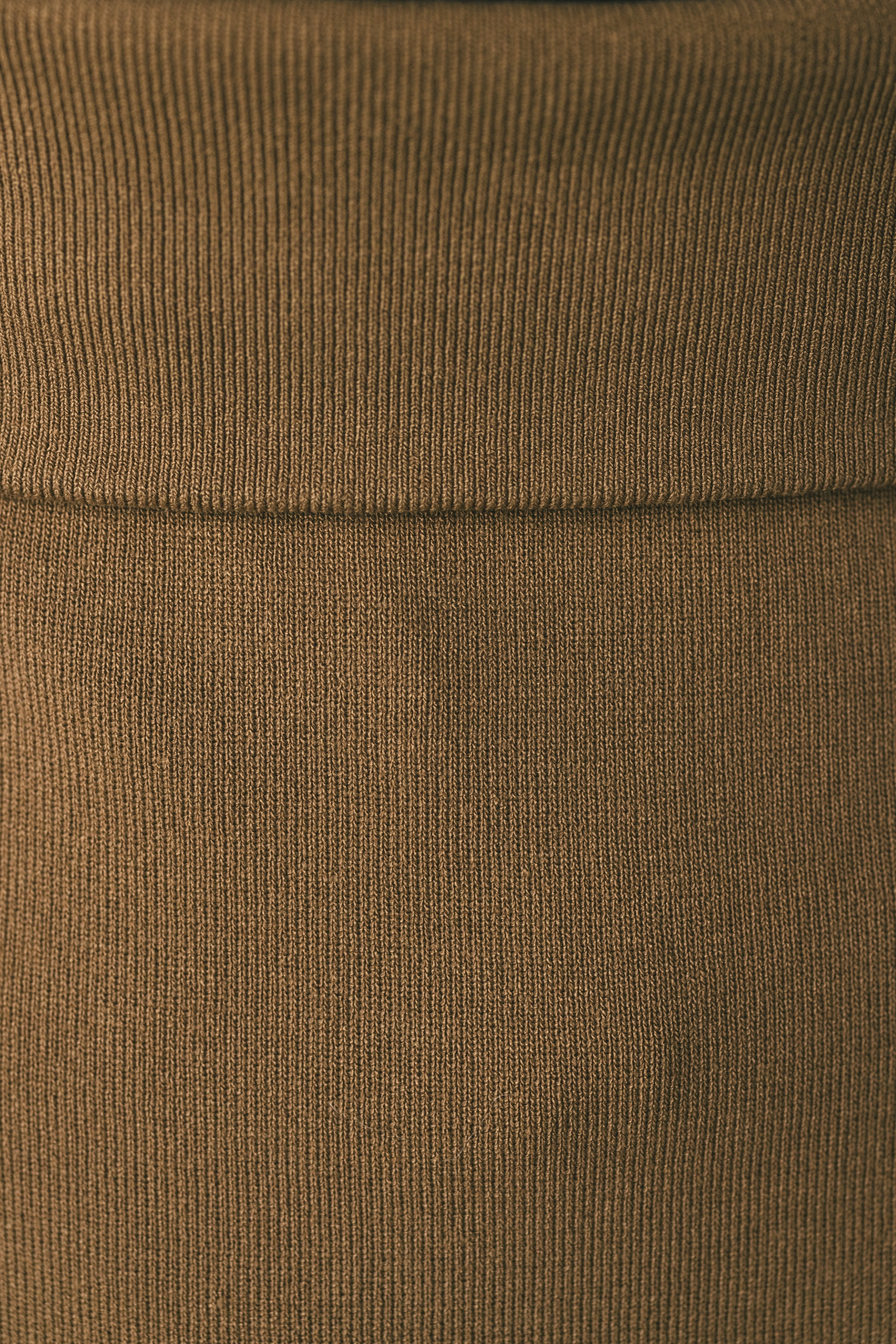 ドライニットフレアスカート L/BRN S