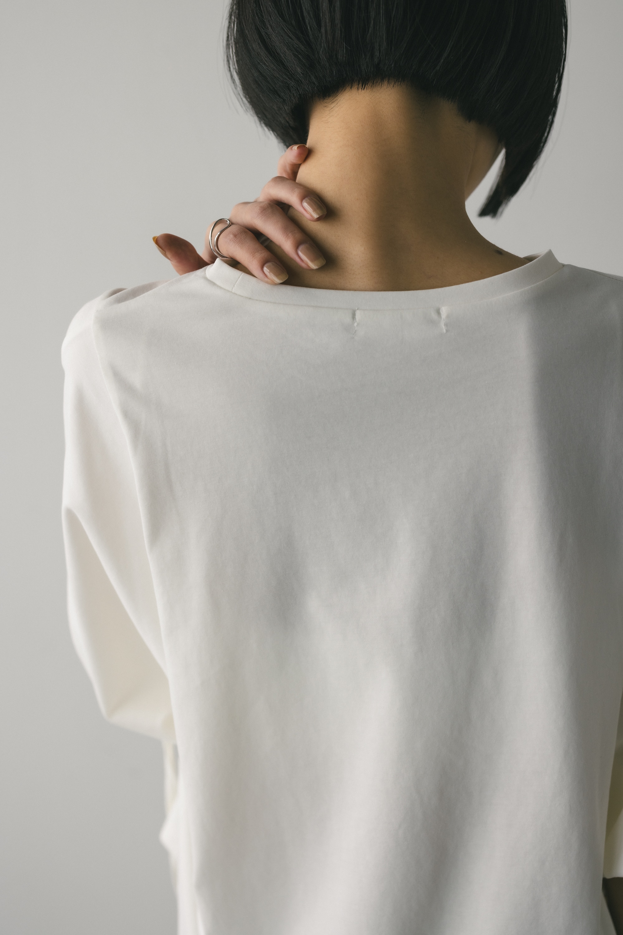 ギャザーストリングT WHT FREE