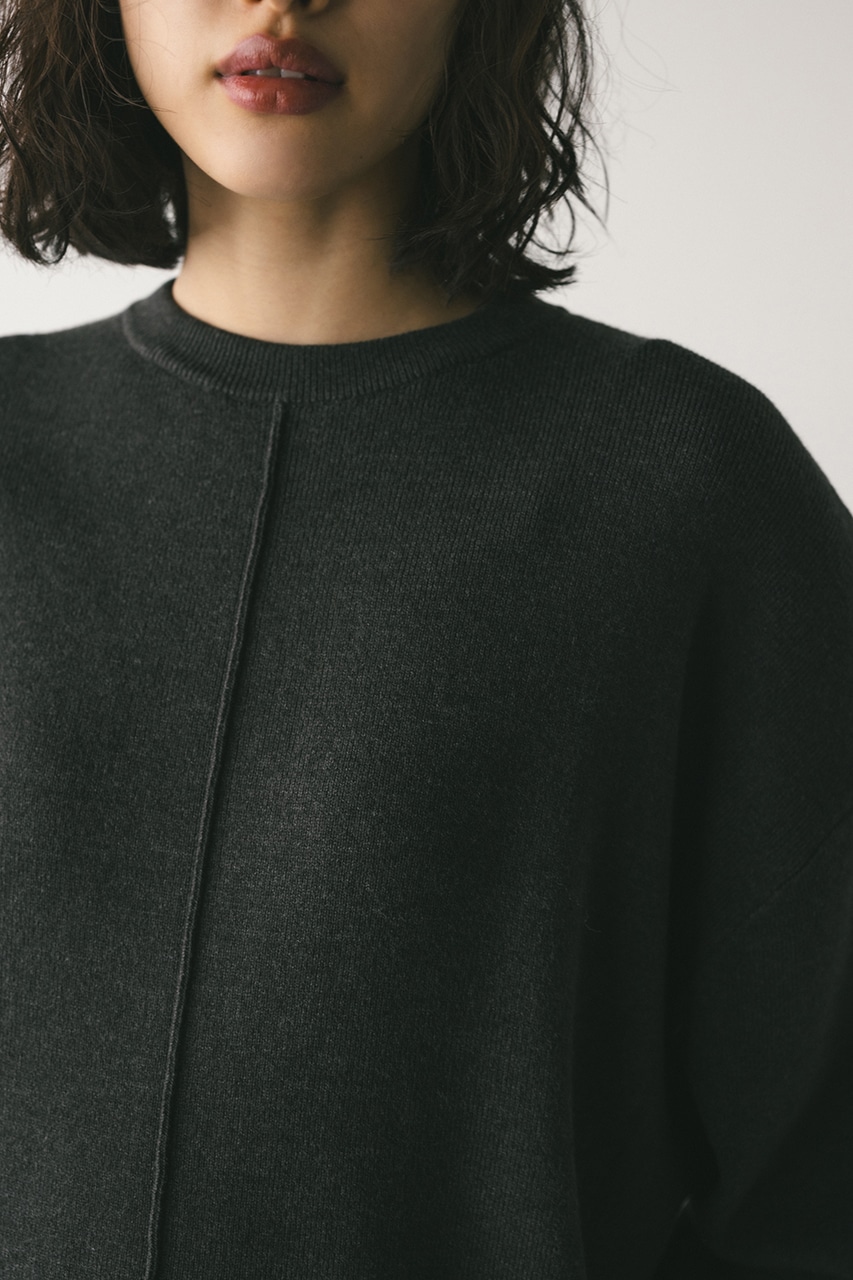 ボクシーオーバーサイズニット GRY FREE