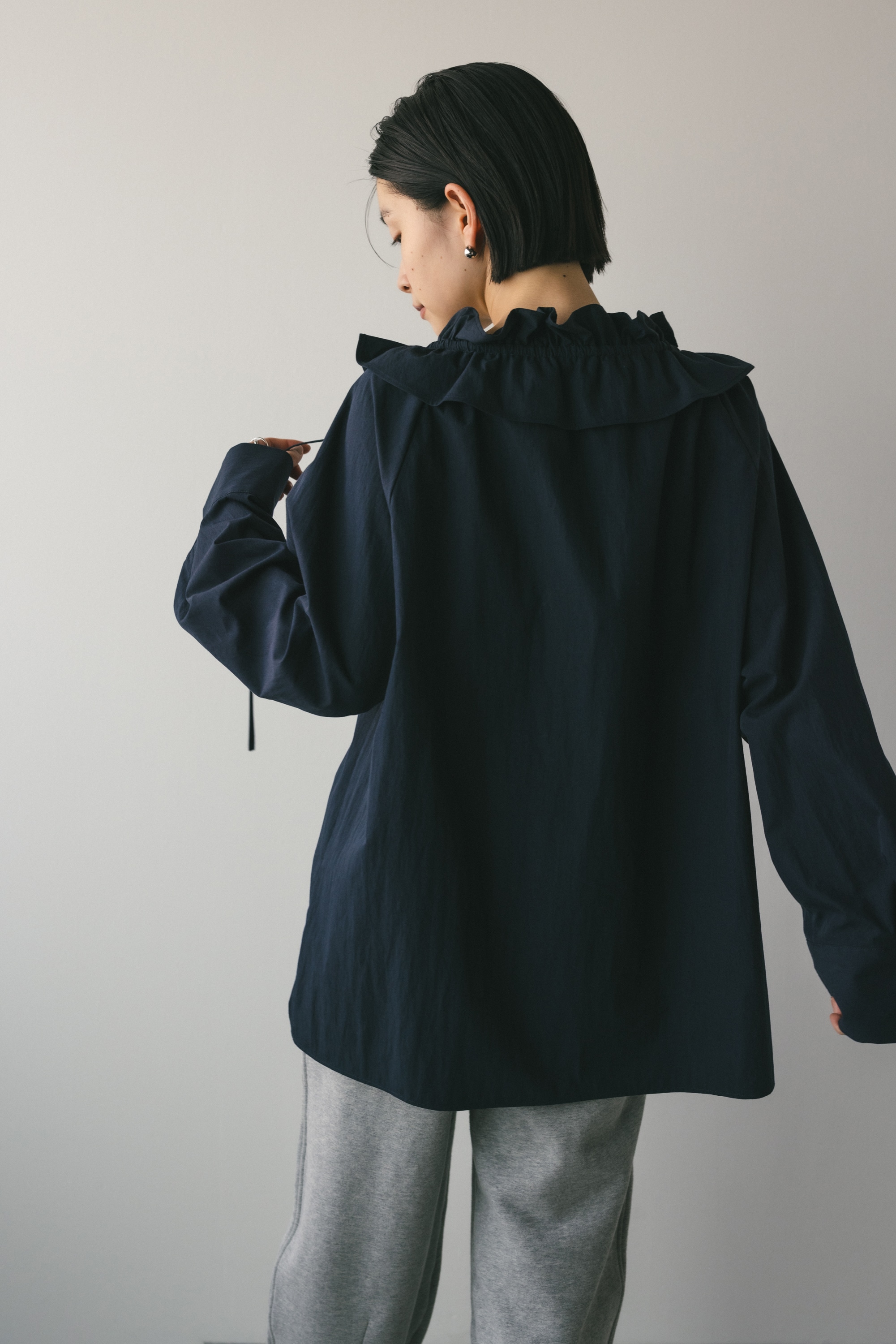 STYLEMIXER | フリルカラーブラウス (シャツ・ブラウス ) |SHEL