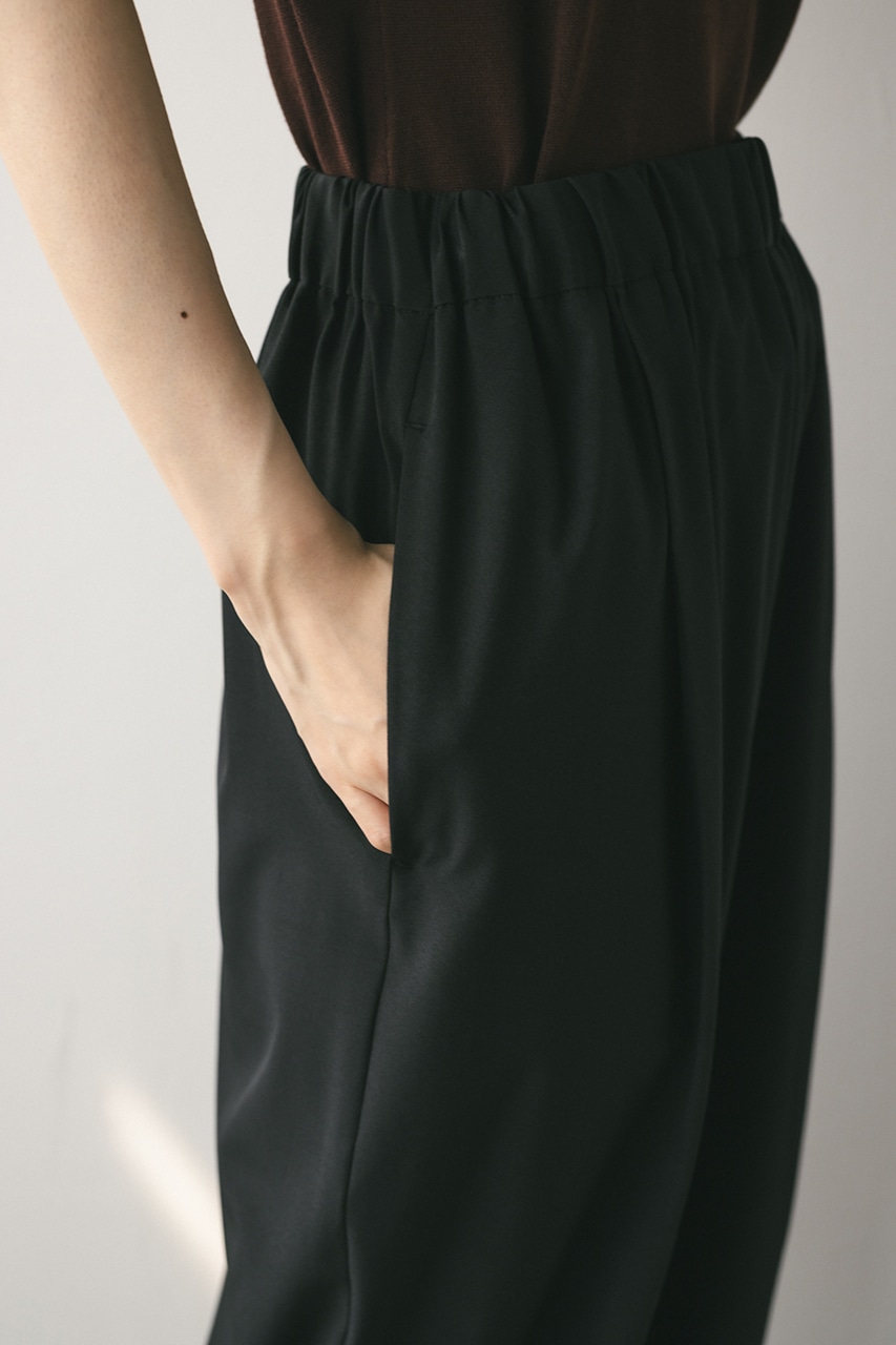 ヘムホールリラックスパンツ BLK M