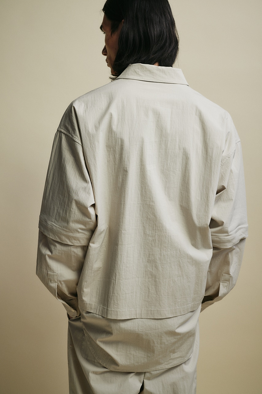 ACTIVE撥水デタッチャブルシャツ IVOY M