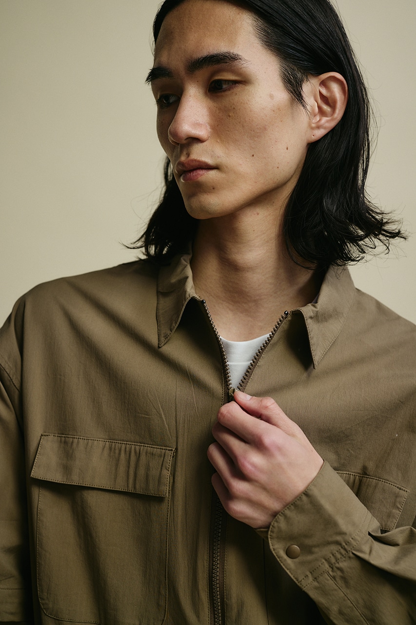 ACTIVE撥水デタッチャブルシャツ KHA M