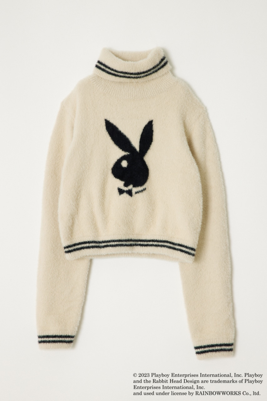 LAGUA GEM | PLAYBOY × LAGUA SHAGGY KNIT (ニット ) |SHEL'TTER WEBSTORE