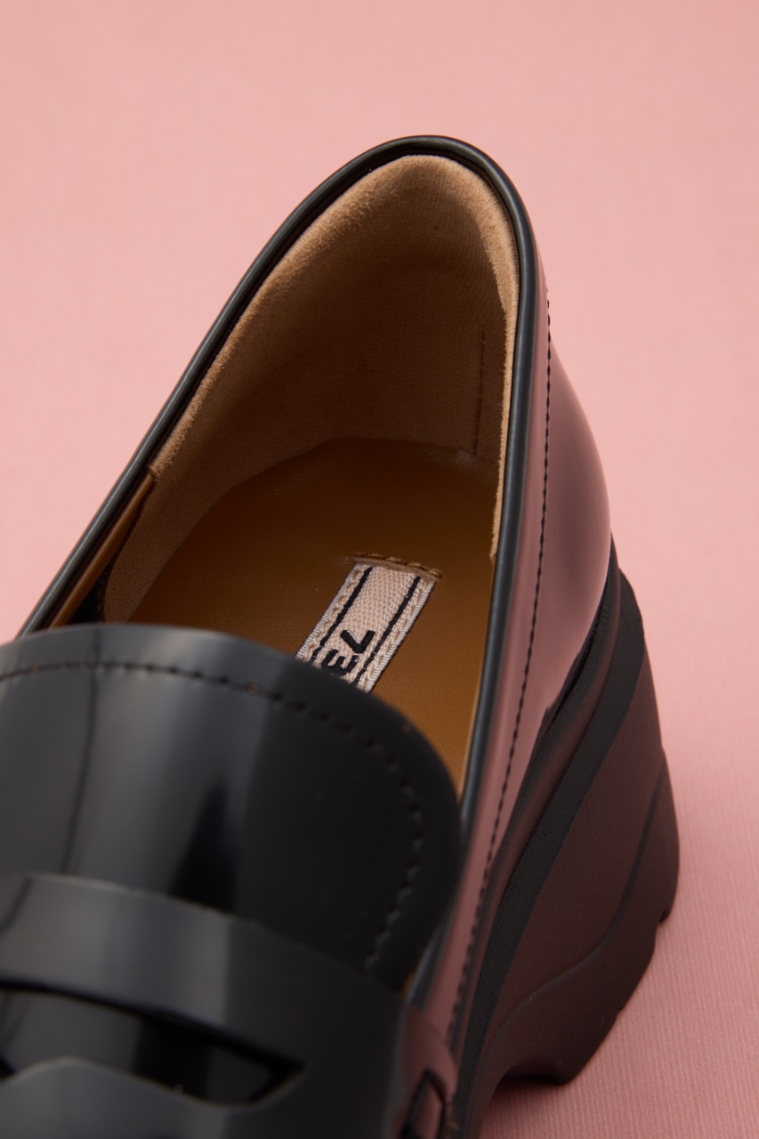 ボリュームライトローファー BLK 24.0cm